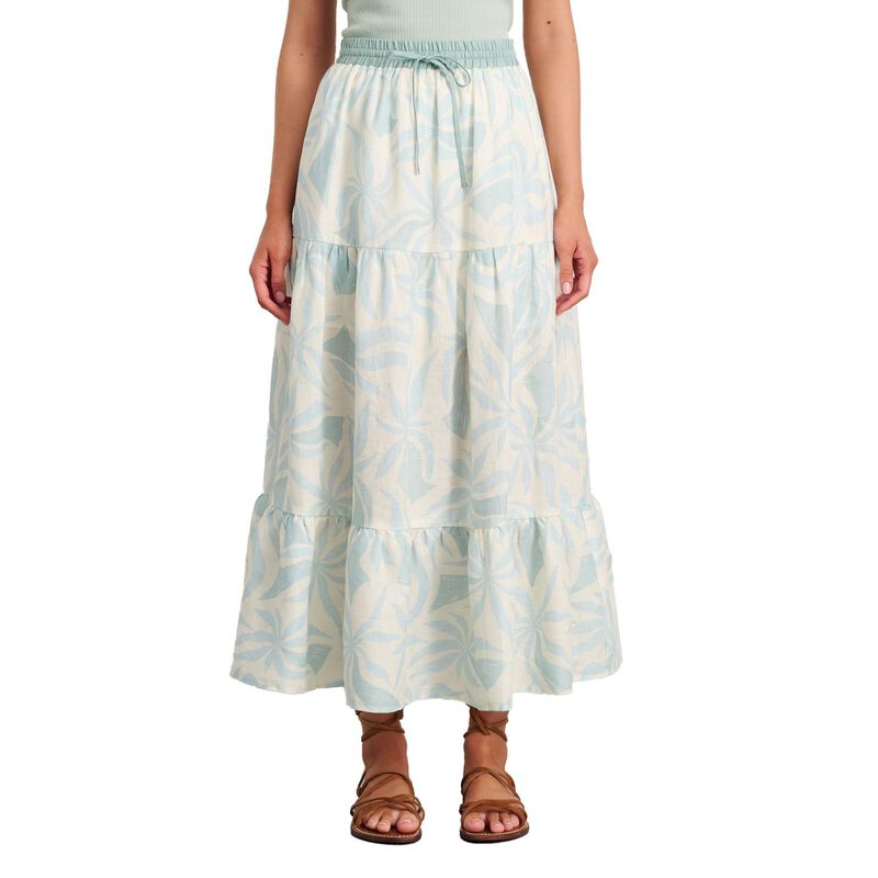 JAG Hallie Linen Palma Maxi Skirt image number 0